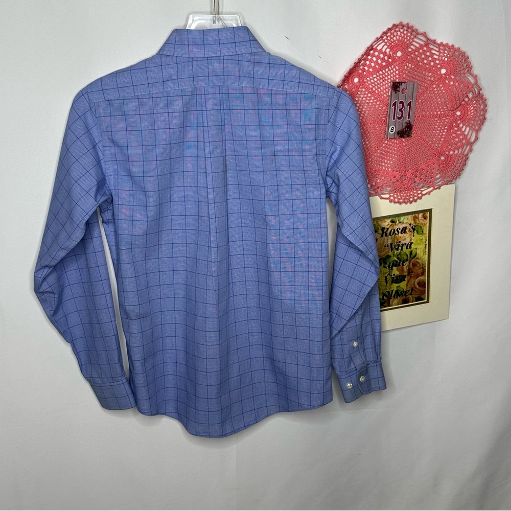 Brooks Brothers Boys NonIron Supima Cotton Broad Plaid Button Down Shirt Size 12 - Picture 4 of 10